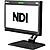 Aura 19 in. Teleprompter Desktop Monitor with NDI, PoE++ & IP Tally Light