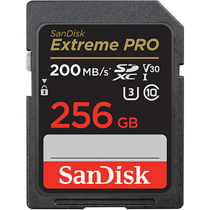 256GB Extreme PRO UHS-I SDXC Memory Card