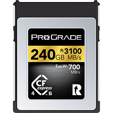 240GB CFexpress 4.0 Type B Gold Memory Card Image 0