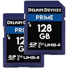 128GB PRIME UHS-II SDXC Memory Card (2-Pack) Image 0
