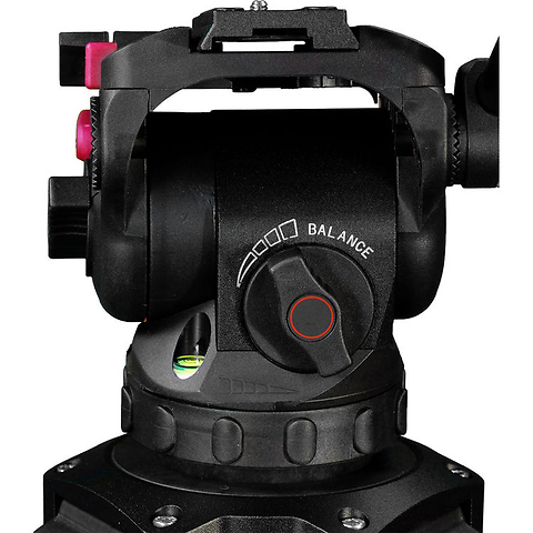 Focus 8 Fluid Head & Two-Stage Tripod SDS System (Carbon Fiber) Image 6