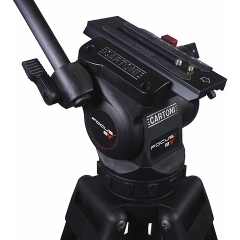 Focus 8 Fluid Head & Two-Stage Tripod SDS System (Carbon Fiber) Image 1
