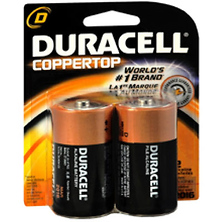 D Cell Coppertop Alkaline Batteries (2 Pack) Image 0