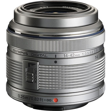 M. Zuiko Digital ED 14-42mm f/3.5-5.6 II Micro 4/3 Lens (Silver)